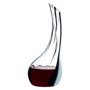 Riedel, Decanter Cornetto Single Fatto A Mano Black/White Karaffel