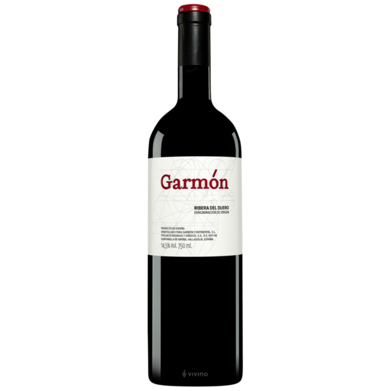 Garmón 2019 – spansk rødvin fra Ribera del Duero, 100 % Tempranillo med mørk frugt og elegante tanniner. 93P Parker, 94P Suckling.
